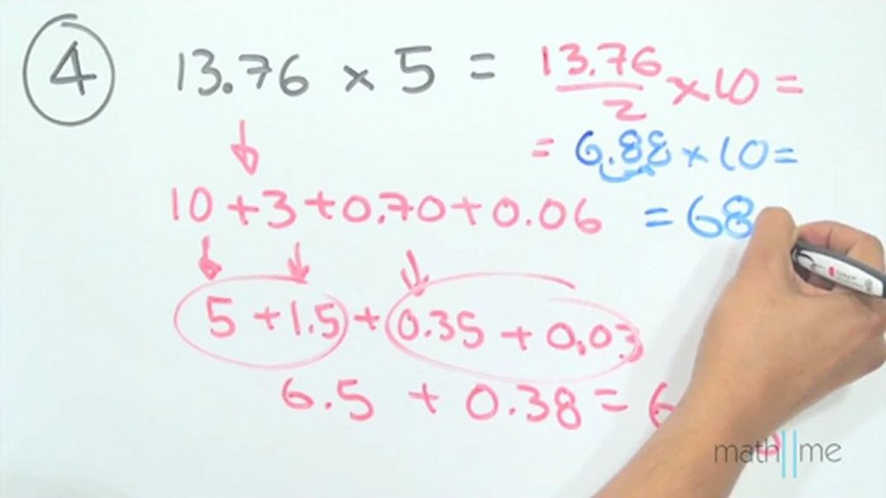 Multiplicar de 5 de manera mental