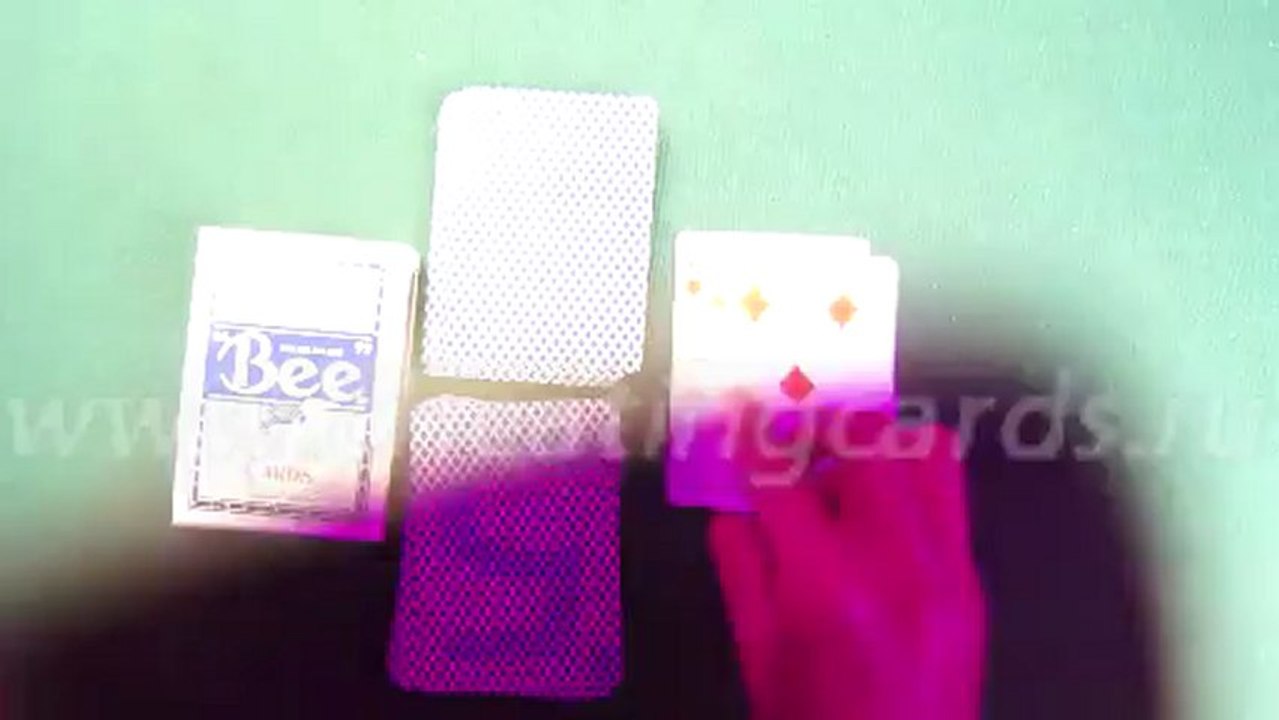 Bee-blue-краплеными картами контактных линз
