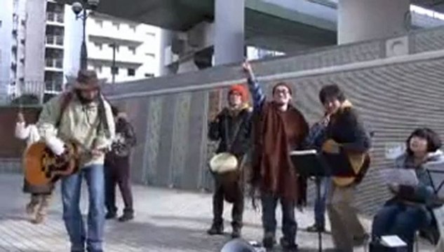 20130126 1/3 大阪瓦礫阻止デモ「One Love Peace Parade」デモ行進 エンパワメントTV