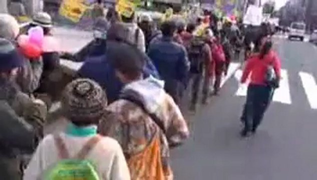 20130126 2/3 大阪瓦礫阻止デモ「One Love Peace Parade」デモ行進 エンパワメントTV