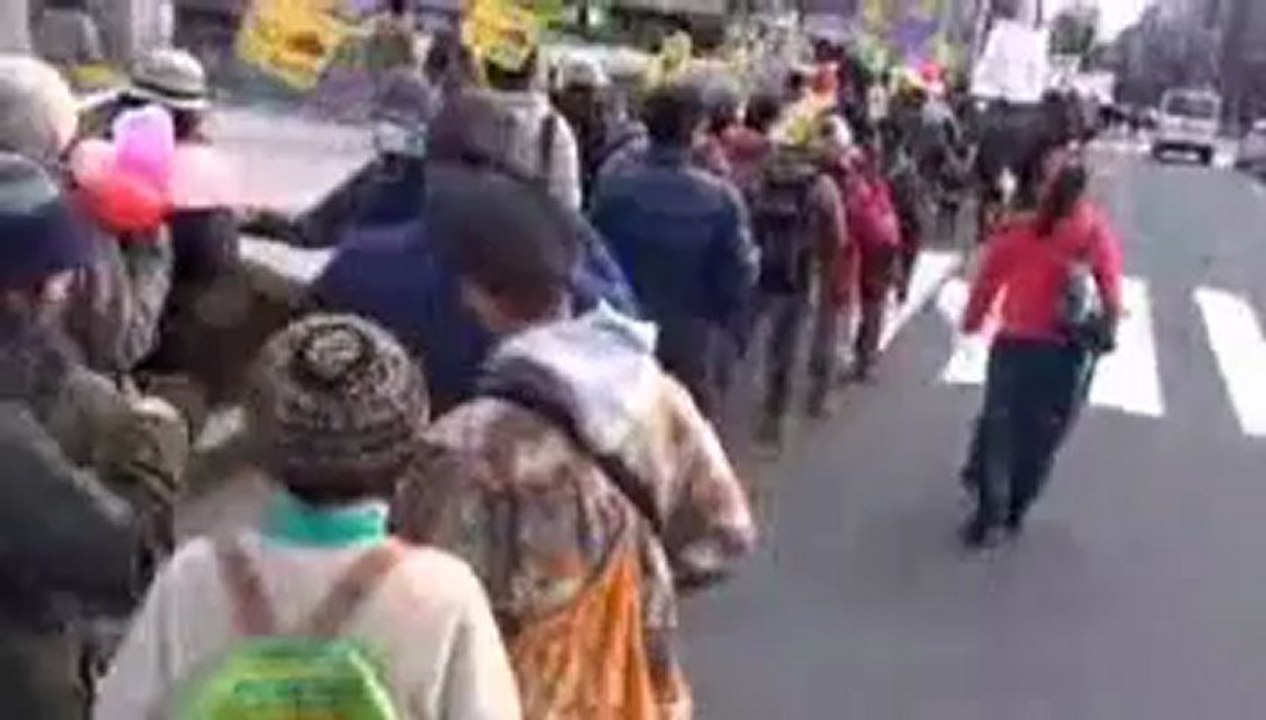 20130126 2/3 大阪瓦礫阻止デモ「One Love Peace Parade」デモ行進 エンパワメントTV