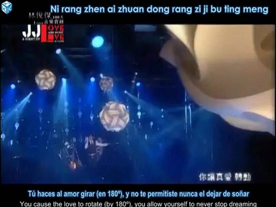 Zhuan Dong Live- JJ Lin [Pinyin + Eng Subs Español]