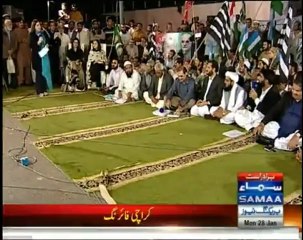 Tonight With Jasmeen - 28th January 2013 - Parties Dharna In Front of CEC Office!