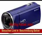 Sony HDR-CX220EL HD Flash Camcorder (1920 x 1080 (50p), 29,8mm Weitwinkel-Objektiv, 27-fach opt. Zoom, EXMOR R CMOS Sensor) blau