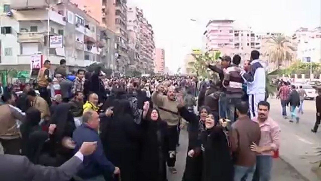 Euronews, Mısır'da keskin nişancıları görüntüledi