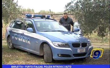 Barletta | Furto ITALGAS, polizia ritrova 3 auto