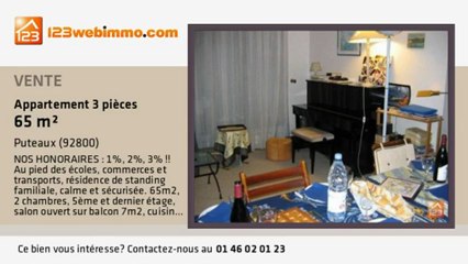 A vendre - appartement - Puteaux (92800) - 3 pièces - 65m²