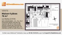 A vendre - maison - Les Mathes (17570) - 4 pièces - 76m²