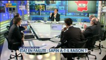 « Etat en faillite » : Sapin a-t-il raison? - 28 janvier - BFM : Les décodeurs de l'éco 3/5