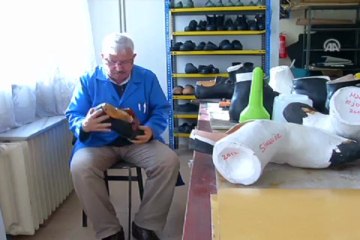 Cüzzamlıya özel ayakkabı