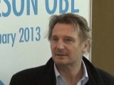 Liam Neeson thrills fans on hometown return