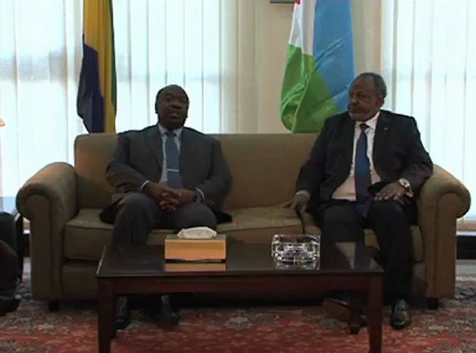 Visite du Président Ali Bongo Ondimba à Djibouti et rencontre avec le président Ismaël Omar Guelleh