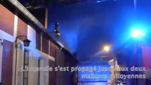 Airion : la grange prend feu, l'incendie touche deux habitations