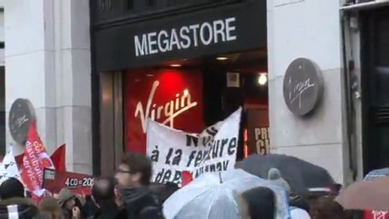 Mega strike à Virgin : Pierre Laurent apporte son soutien aux salariés