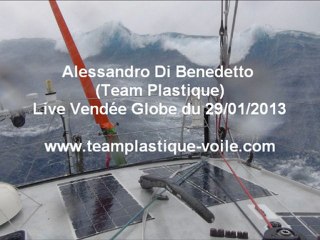 Ecoutez Alessandro Di Benedetto au live Vendée Globe du 29 janvier 2013
