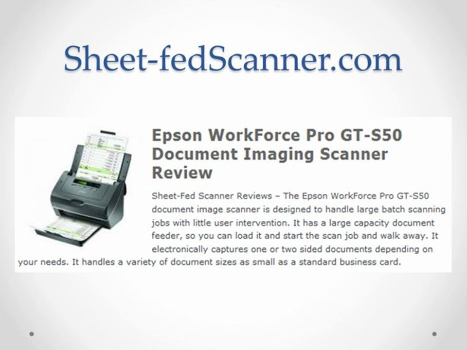 Top 10 Sheet Fed Scanner Reviews Video Dailymotion