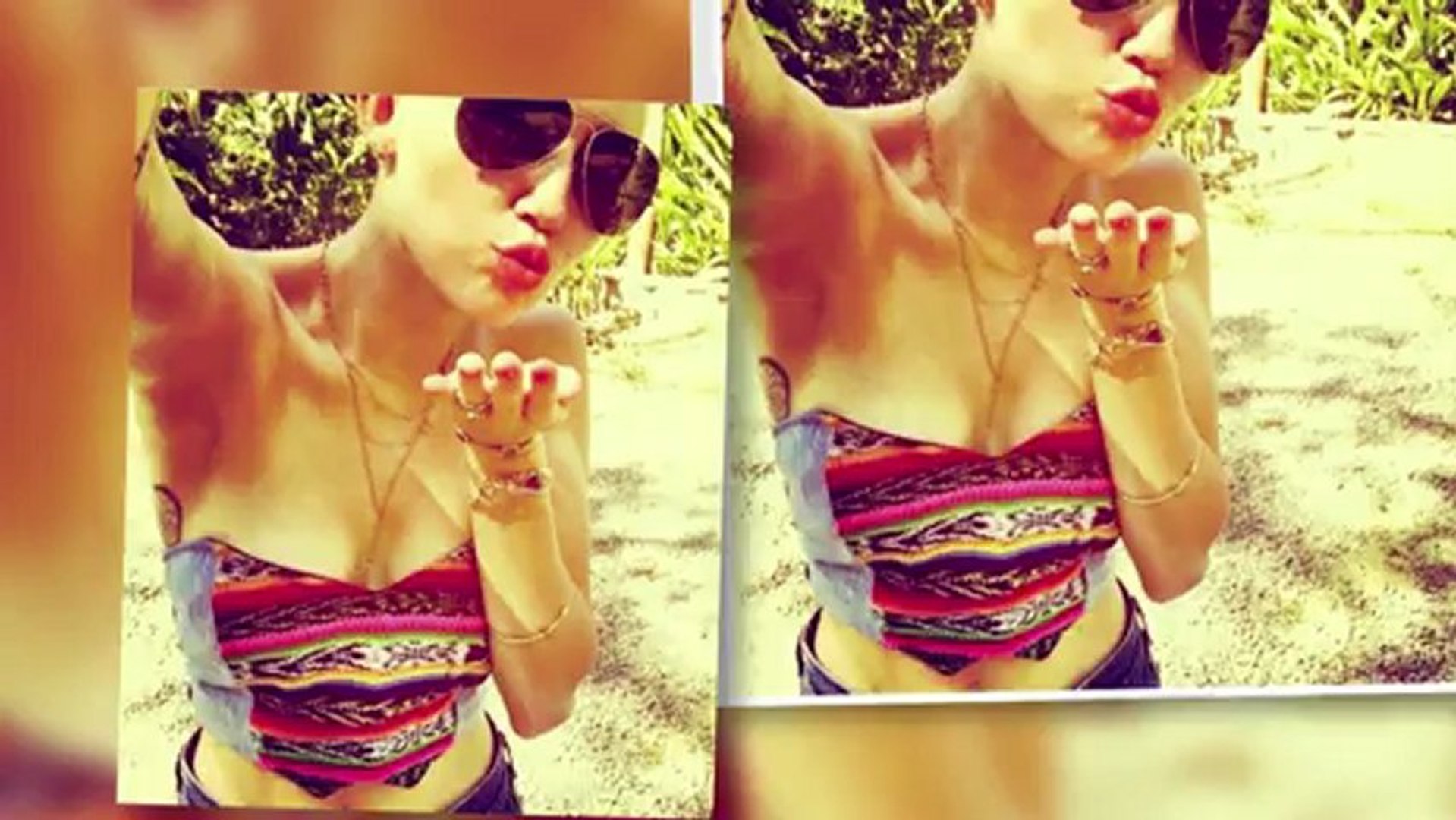 Miley Cyrus dévoile son ventre plat au Costa Rica