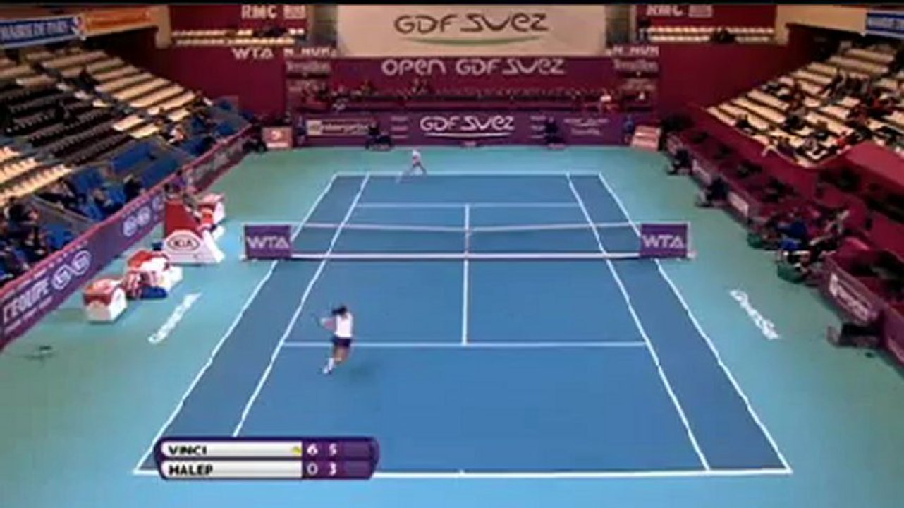 Vinci - Halep - WTA Parigi 2013 - 1° Turno - Livetennis.it