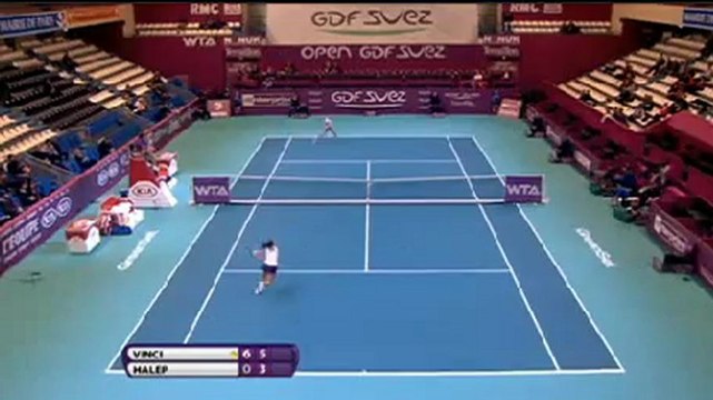 Vinci - Halep - WTA Parigi 2013 - 1° Turno - Livetennis.it