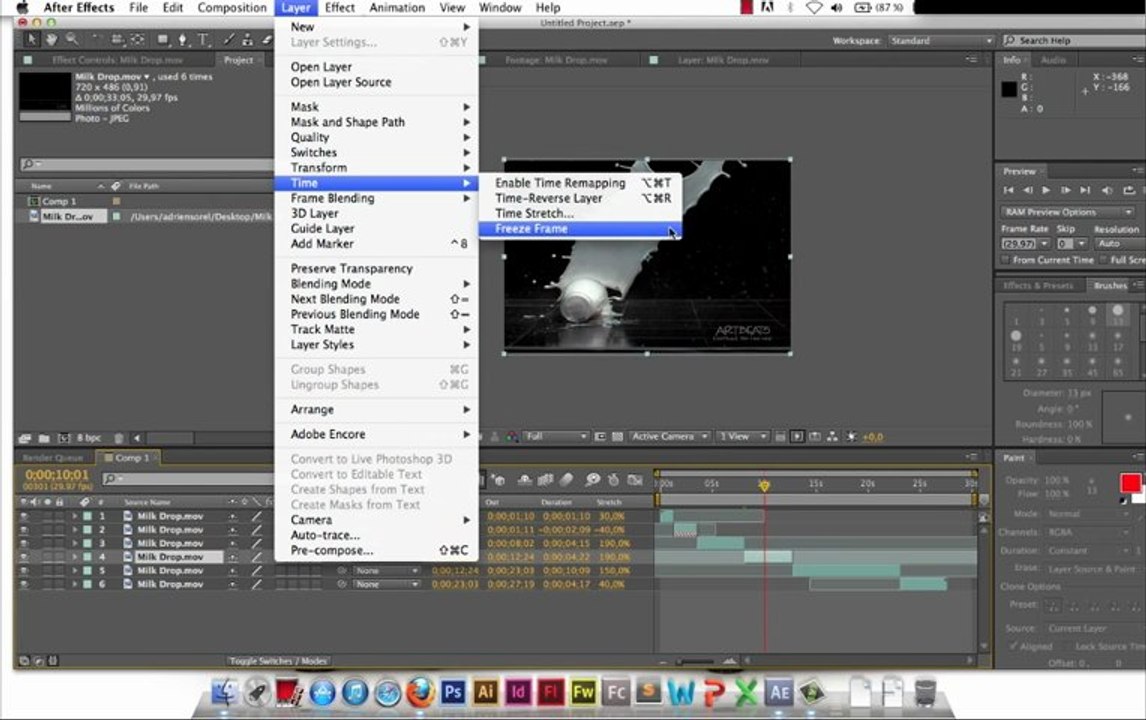 Créatiim - Faire un effet de ralentissement avec After Effects