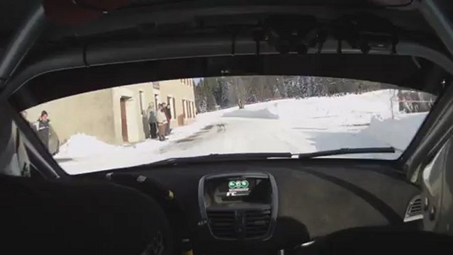 ronde du jura 2013 caméra embarquée JP MONNIN Thierry PETITJEAN 207 RC R3T es2 longchaumois - lamoura