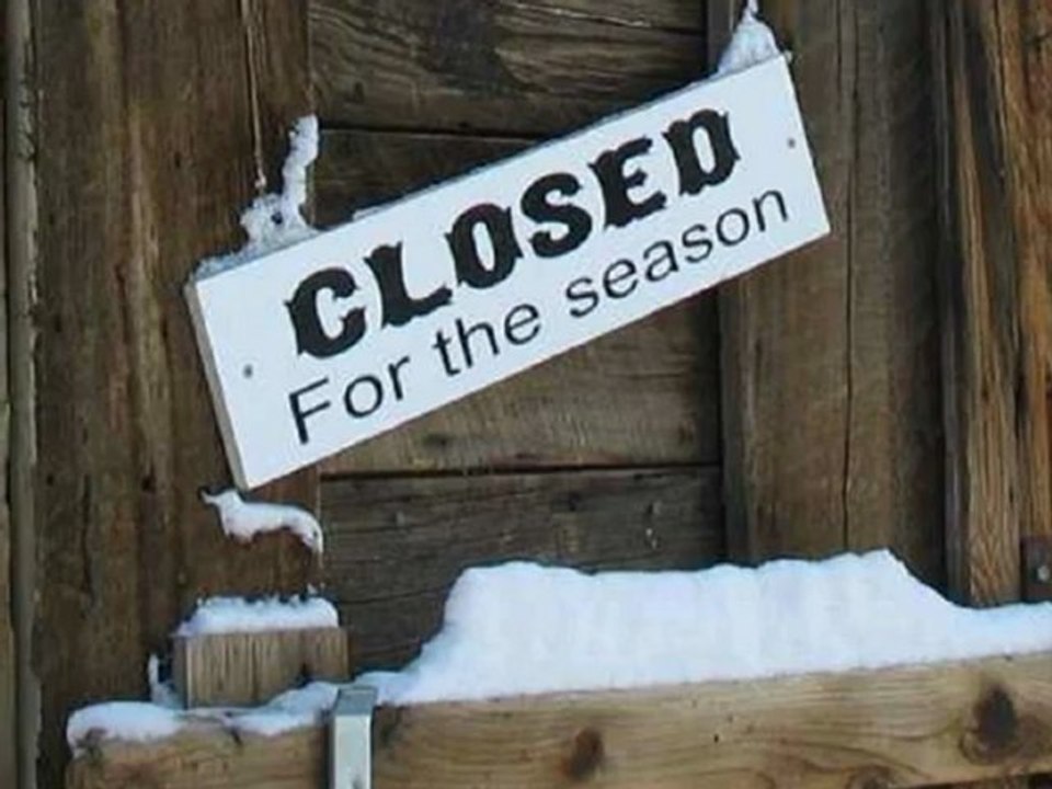 Closed for the season