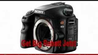 Sony SLT-A65V SLR-Digitalkamera (24,3 Megapixel, Live View, Full-HD Video) nur Gehäuse schwarz
