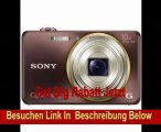 Sony DSC-WX100T Cyber-shot Digitalkamera (18 Megapixel, 10-fach opt. Zoom, 6,7 cm (2,7 Zoll) Display, Schwenkpanorama) braun