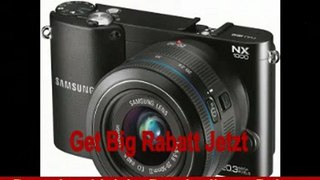 Samsung NX1000 Systemkamera (20 Megapixel, 7,6 cm (3 Zoll) Display) inkl. 20-50mm F3.5-5.6 ED II Objektiv schwarz