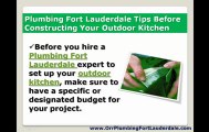 Plumber Fort Lauderdale Gives Outdoor Kitchen Remodeling Tips