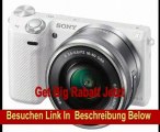 Sony NEX-5RLW Kompakte Systemkamera (16,1 Megapixel, 7,6 cm (3 Zoll) Touchscreen, Full HD, Kontrast AF, WiFi) inkl. SEL-P1650 Zoom-Objektiv weiß