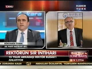 Habertürk'te Rektör Budak'ın sır ölümü konuşuldu