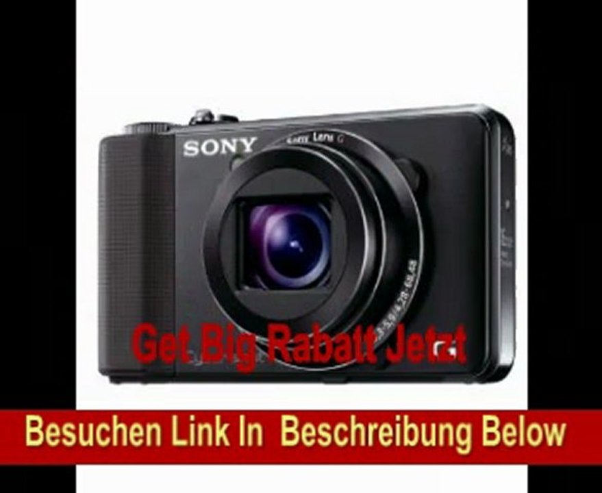 Sony HX9VB Digitalkamera (16 Megapixel, 16-fach opt. Zoom, 7,5 cm (3 Zoll) Display, 24-mm-Weitwinkel, Full-HD-Videoaufnahme, GPS) schwarz