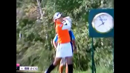 横峯さくらプロ　ショット２５連発！