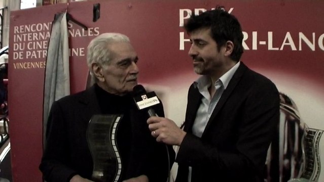 Avec les Prix Henri Langlois Vincennes rend hommage à Omar Sharif reportage sur VincennesTV.Fr