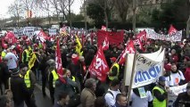 Protestas contra despidos masivos en Francia(290113)2