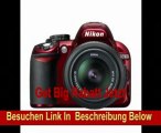 Nikon D3100 SLR-Digitalkamera (14 Megapixel, Live View, Full-HD-Videofunktion) Kit inkl. AF-S DX 18-55 VR Objektiv rot