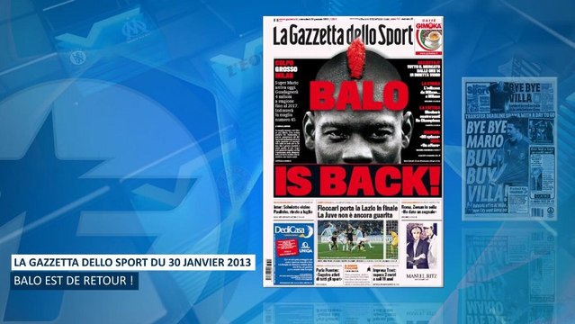 Revue de presse : David Villa pour remplacer Mario Balotelli ?