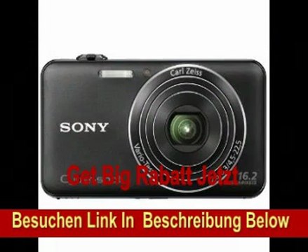 Sony DSC-WX50B Digitalkamera (16 Megapixel, 5-fach opt. Zoom, 6,7 cm (2,7 Zoll) Display, bildstabilisiert, 3D-Schwenkpanorama) schwarz