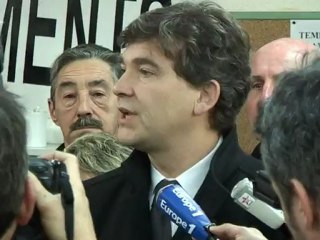 Visite d'Arnaud Montebourg à Yssingeaux le 20/01/13