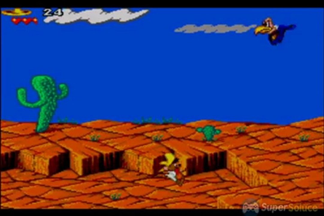 Cheese Cat-Astrophe starring Speedy Gonzales : Les trois premiers niveaux