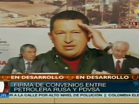 Venezuela y Rusia firmaron convenios petroleros