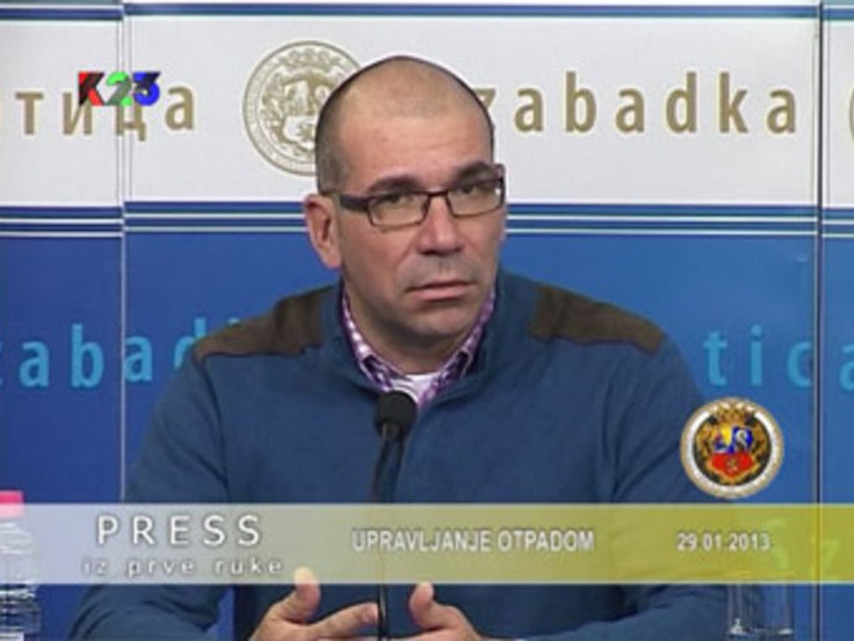 K23TV - Press iz prve ruke - Upravljanje otpadom - 29. januar 2013.