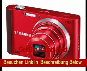 Samsung ST205F Kompaktkamera 3D Digitalkamera 16 MP Kamera 10fach Zoom Wifi rot