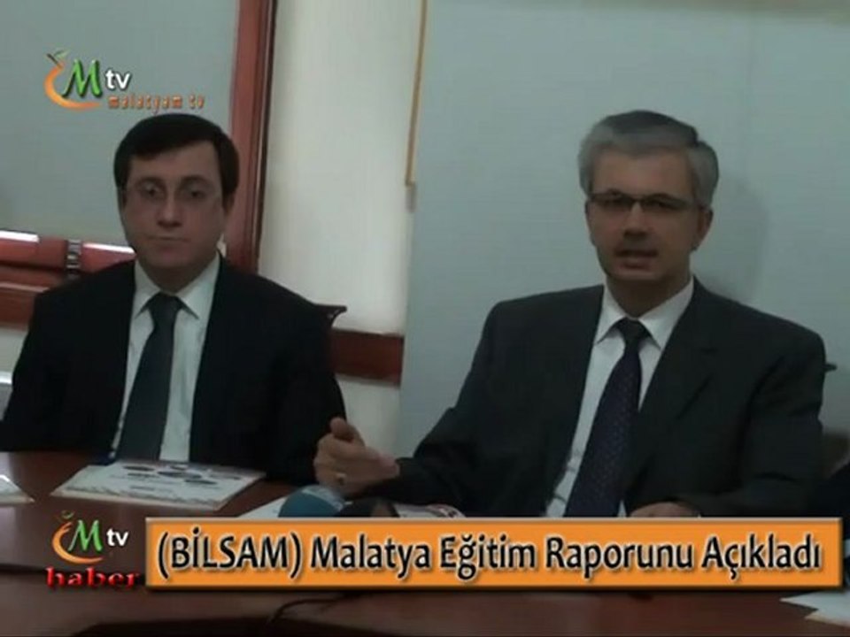(BİLSAM) Malatya Eğitim Raporunu Açıkladı