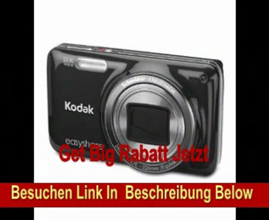 Kodak EasyShare M583 Digitalkamera (14 Megapixel, 8-fach opt. Weitwinkelzoom, 7,6 cm (3 Zoll) Display) schwarz
