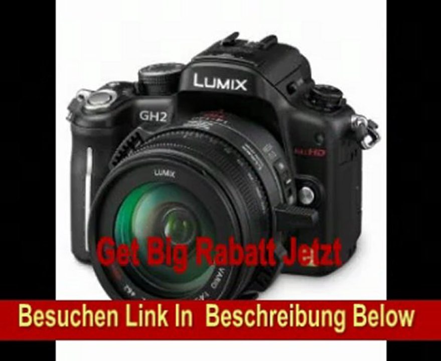Panasonic Lumix DMC-GH2HEG-K Systemkamera (16 Megapixel, 7,6 cm (3 Zoll) Display, bildstabilisiert) matt-schwarz inkl. Lumix G Vario HD 14-140mm Objektiv