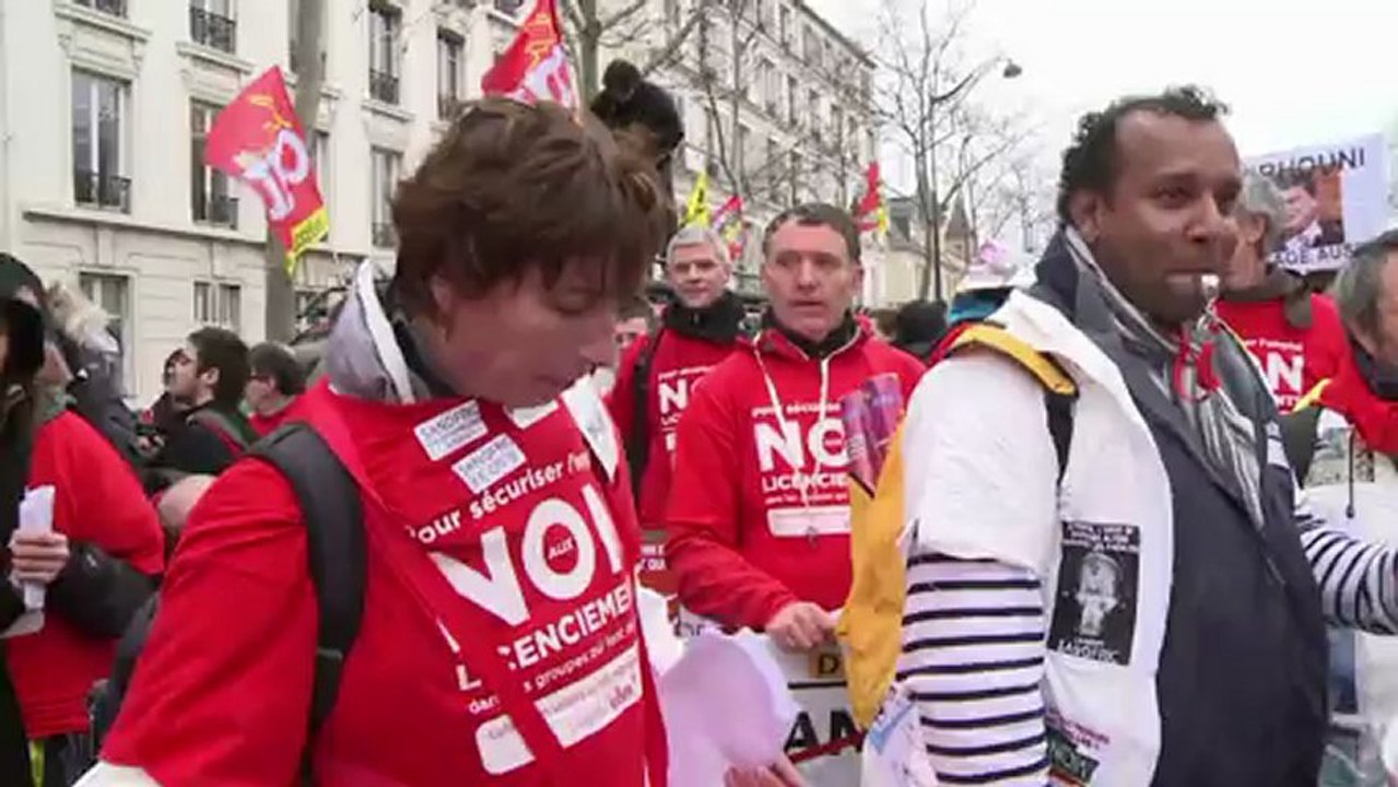 Manifestation "interdiction des licenciements financiers"