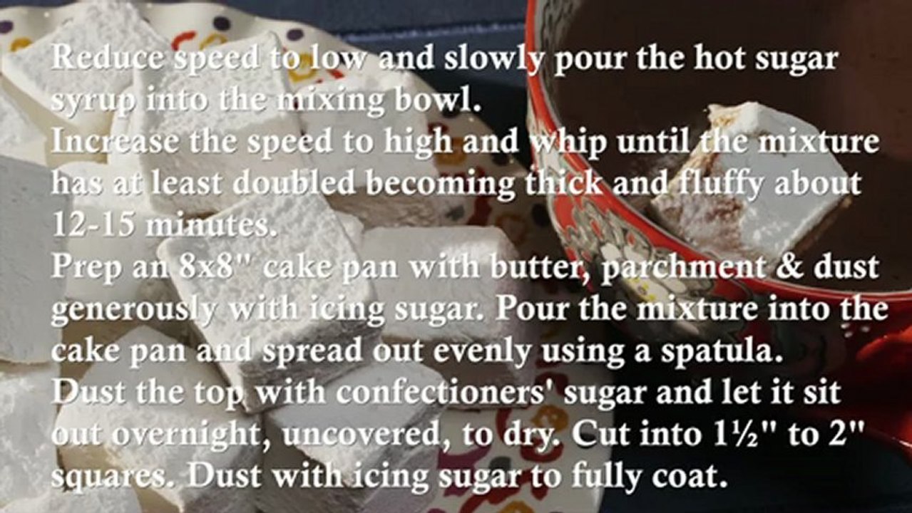 Marshmallows Recipe (with Eggs)