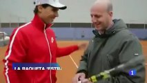 Misión Nadal- Launching Rafael Nadal's racquet in the stratosphere. 26.01.2013 (RTVE)